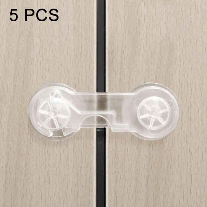 Children Drawer Anti-opening Cabinet Door Refrigerator Safety Lock, 10 PCS/Pack, Pair Lock 10 PCS...
