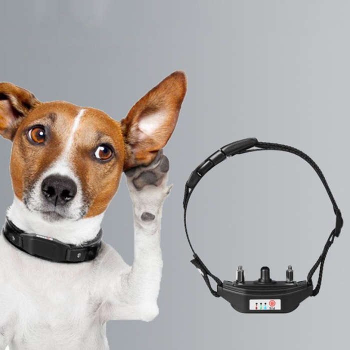 Intelligent Anti-barking Device Dog Trainer Collar, Style:, Vibration+Electric Shock+Sound, Vibra...