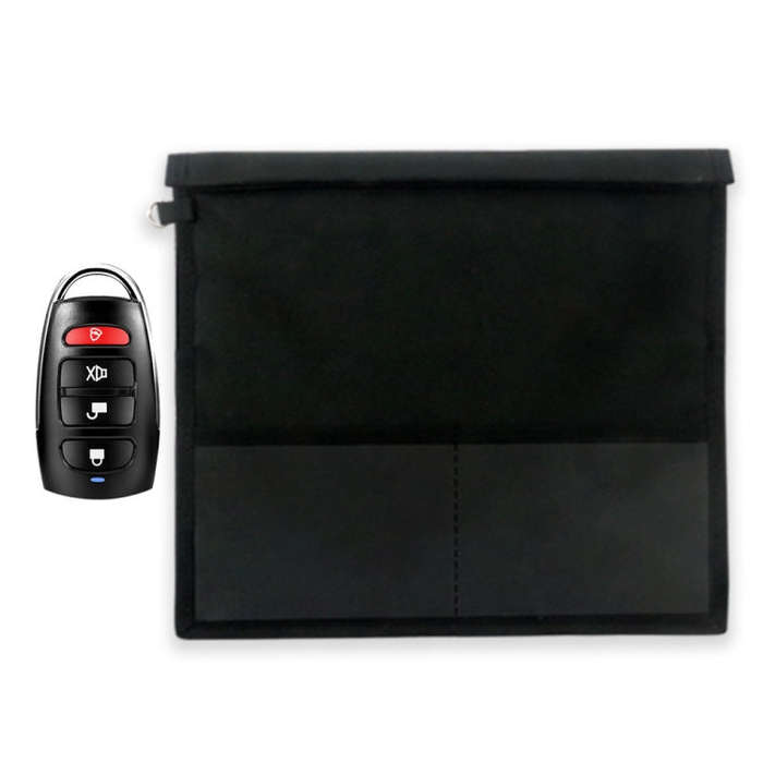 Car Key Signal Shielding Bag Tablet Mobile Phone Privacy Protective Cover, Small, Large