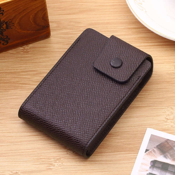 Organ Card Holder Large-capacity Card Sleeve For Men And Women, Horizontal Blue, Horizontal Black...