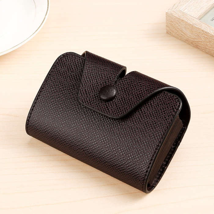 Organ Card Holder Large-capacity Card Sleeve For Men And Women, Horizontal Blue, Horizontal Black...
