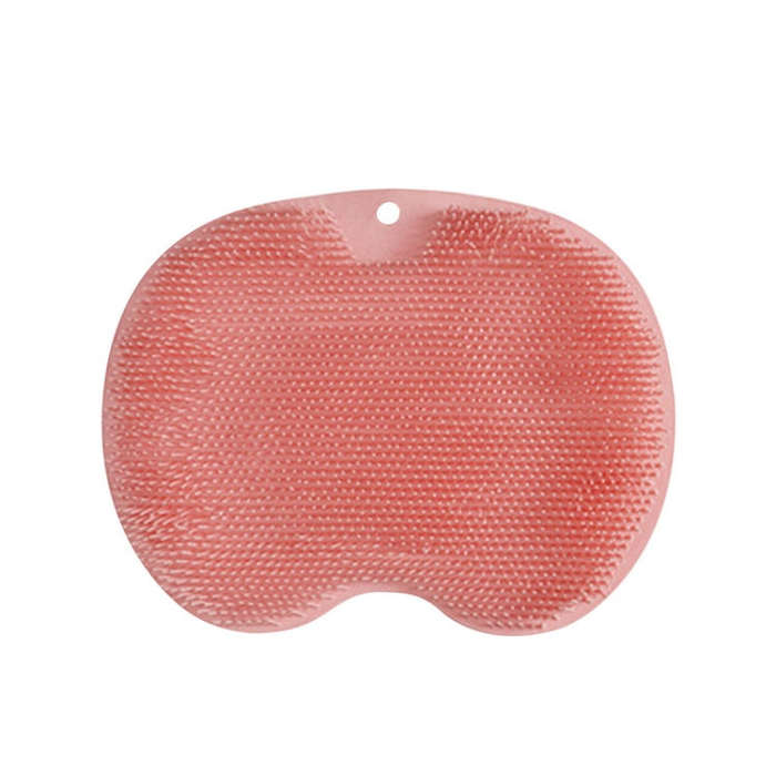 Lazy Rubbing Back Brush With Suction Cup Brush Bathroom Tool Wall Massage, Blue, Pink, Yellow