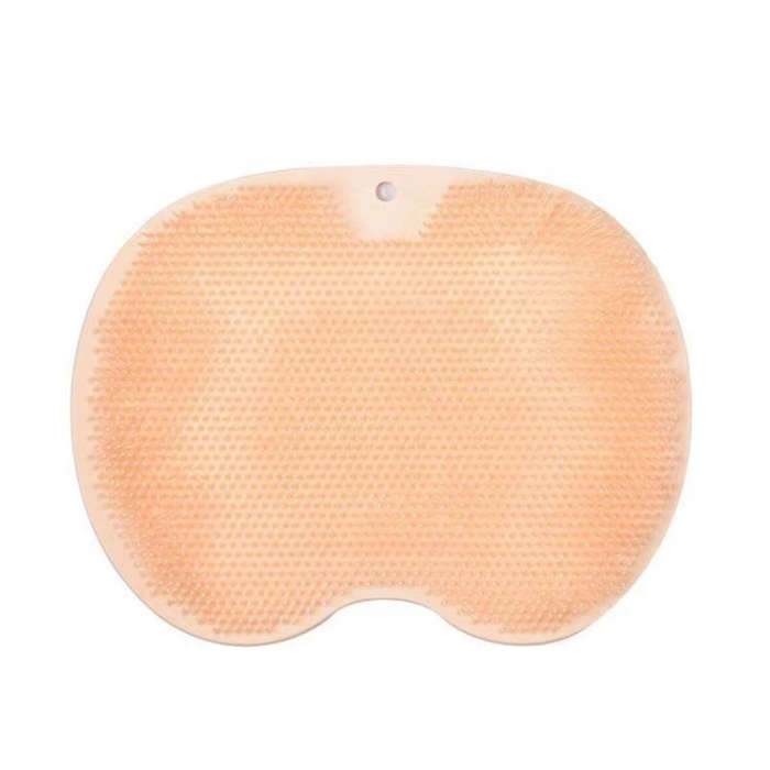 Lazy Rubbing Back Brush With Suction Cup Brush Bathroom Tool Wall Massage, Blue, Pink, Yellow