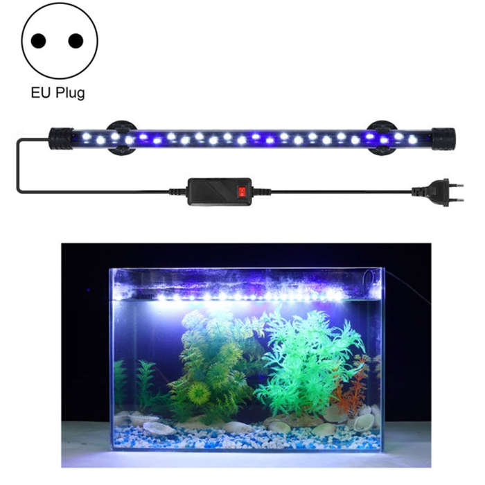 90-260V Aquarium Diving Light LED Fish Tank Light, Q20BW Blue+White Light, Q30BW Blue+White Light...