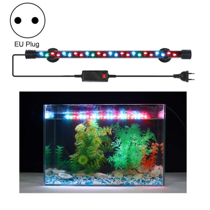 90-260V Aquarium Diving Light LED Fish Tank Light, Q20BW Blue+White Light, Q30BW Blue+White Light...