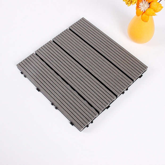 Outdoor Plastic Wood Waterproof Anti-corrosion Splicing Floor, Coffee, Grey, Apricot Yellow, Tea ...