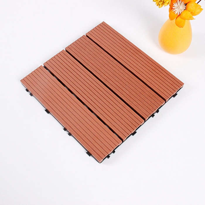 Outdoor Plastic Wood Waterproof Anti-corrosion Splicing Floor, Coffee, Grey, Apricot Yellow, Tea ...
