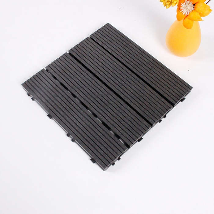 Outdoor Plastic Wood Waterproof Anti-corrosion Splicing Floor, Coffee, Grey, Apricot Yellow, Tea ...