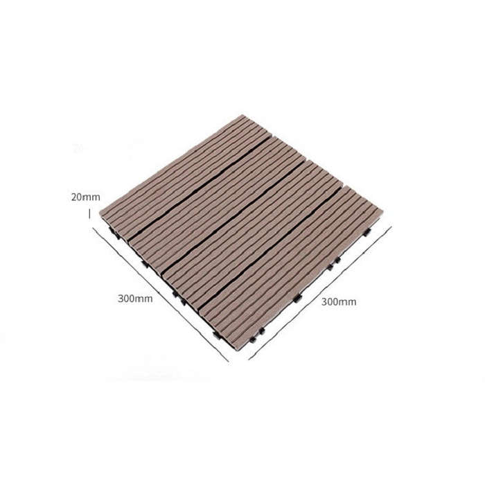 Outdoor Plastic Wood Waterproof Anti-corrosion Splicing Floor, Coffee, Grey, Apricot Yellow, Tea ...