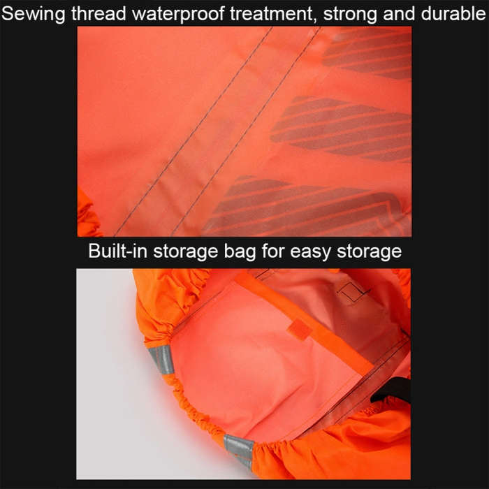 AYKRM AS6-007 Cycling Backpack Dust-proof Reflective Waterproof Cover, Fluorescent Red, Fluoresce...