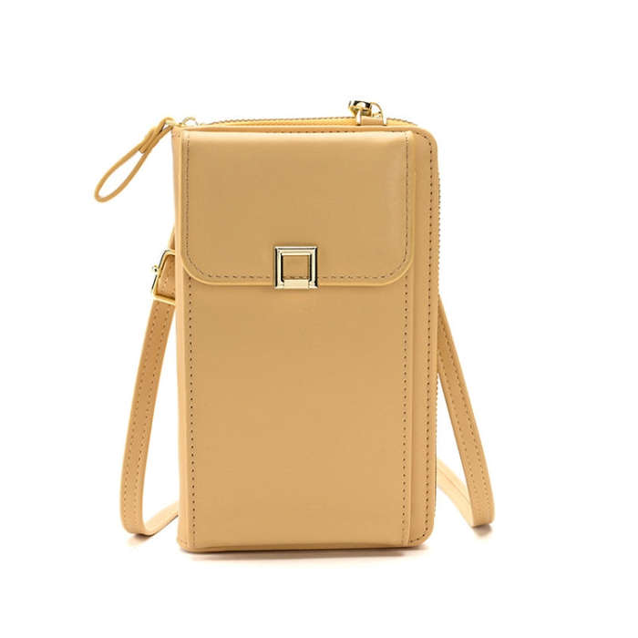 Ladies Cross-body Shoulder Bag Long Purse Mobile Phone Bag, Style 2 White, Style 2 Yellow, Style ...