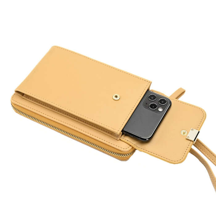 Ladies Cross-body Shoulder Bag Long Purse Mobile Phone Bag, Style 2 White, Style 2 Yellow, Style ...