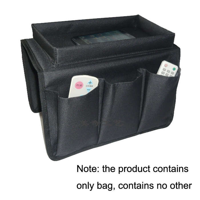 SF001 Oxford Cloth Sofa Armrest Hang Bag Household Storage Bag, Oxford Cloth Black, Oxford Cloth ...