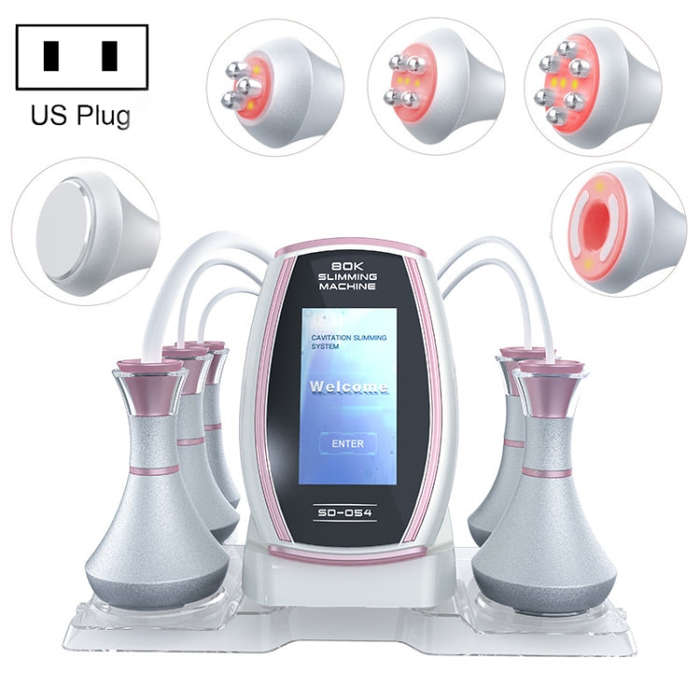 5 In 1 80K Ultrasonic Cavitation Vacuum Radio Frequency Lipo Slimming Machine, US Plug, EU Plug, ...