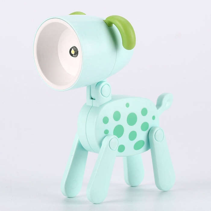 TL-23 LED Mini Foldable Cartoon Desk Lamp Home Pet Shape Decoration Table Lamp, Spec:, Dog (Blue)...