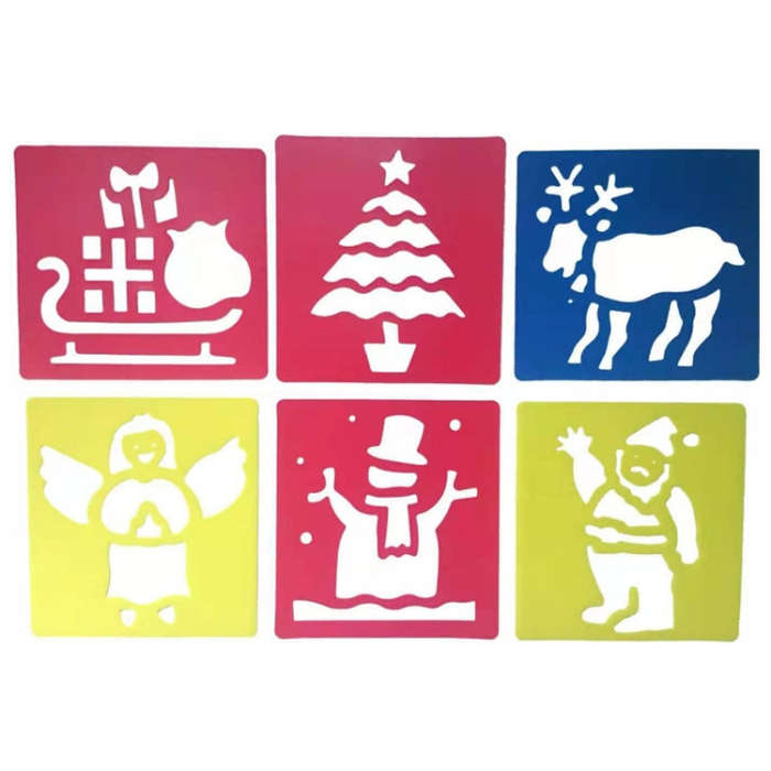 Children DIY Drawing Stencil Colorful Hollow Copy Board, H-01, H-02, H-03, H-04, H-05, H-06, H-07...