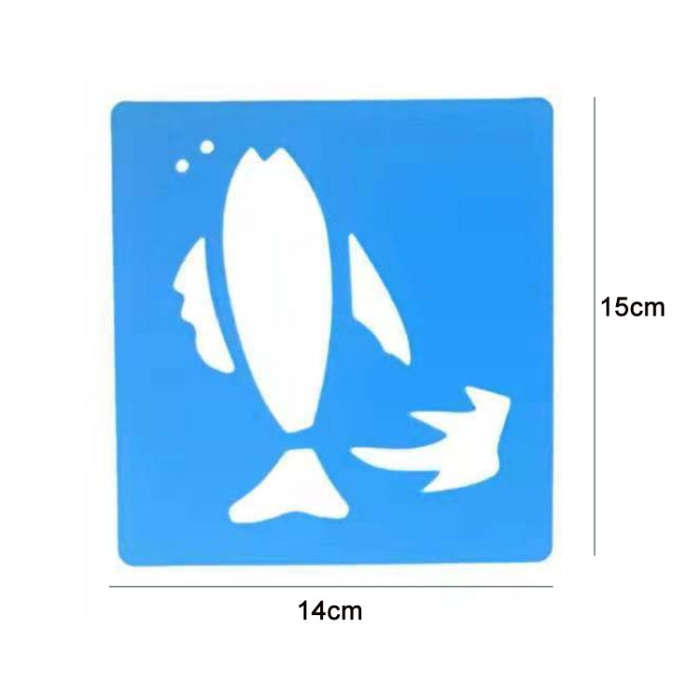 Children DIY Drawing Stencil Colorful Hollow Copy Board, H-01, H-02, H-03, H-04, H-05, H-06, H-07...