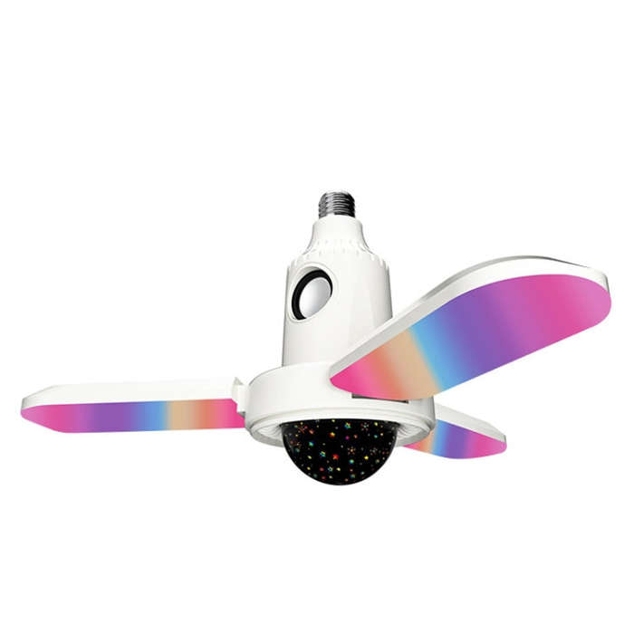 ZSCPH-001 40W Multifunctional Bluetooth RGB Colorful Three-Leaf Music Atmosphere Light, Size:, L ...