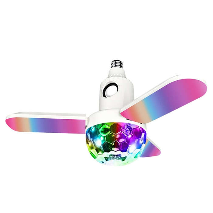 ZSCPH-001 40W Multifunctional Bluetooth RGB Colorful Three-Leaf Music Atmosphere Light, Size:, L ...