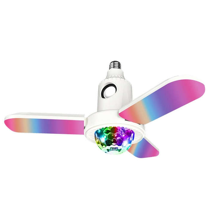 ZSCPH-001 40W Multifunctional Bluetooth RGB Colorful Three-Leaf Music Atmosphere Light, Size:, L ...