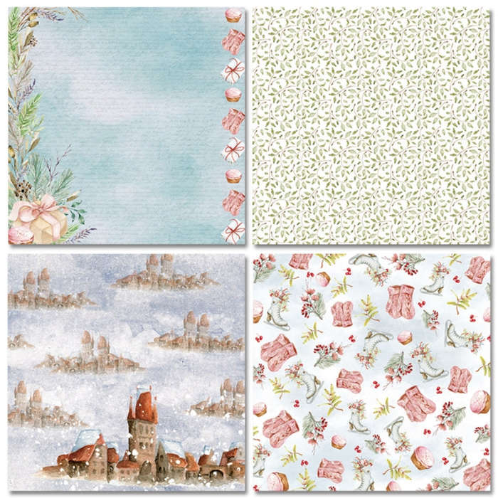 1 Sets PA2011 DIY Album Clipboard Handbook Card Background Paper, Size: 6 inch