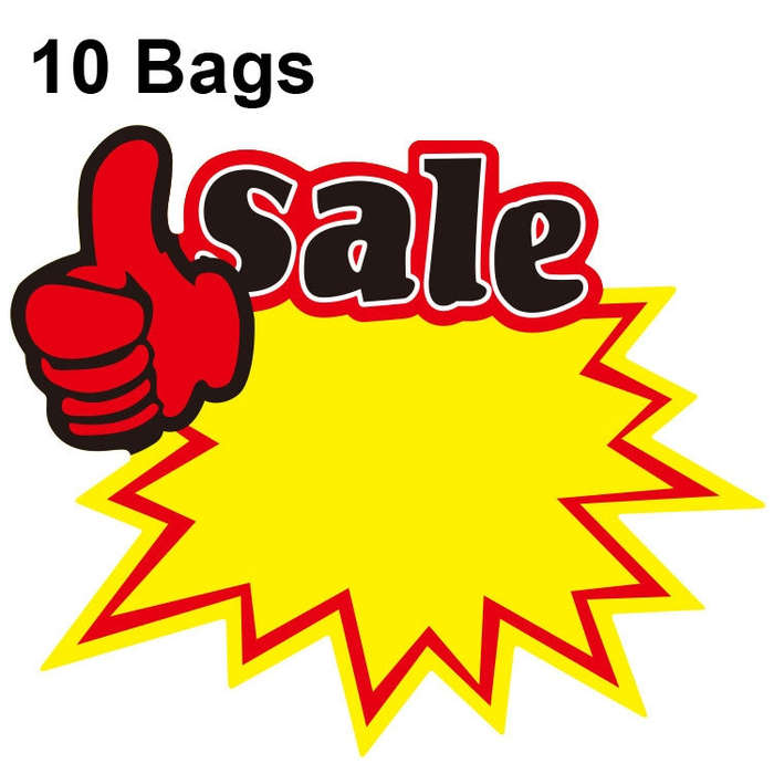 10 bags 21x15cm Explosion Sticker Product Price Tag Supermarket Price Label, WM201, WM202, WM203,...
