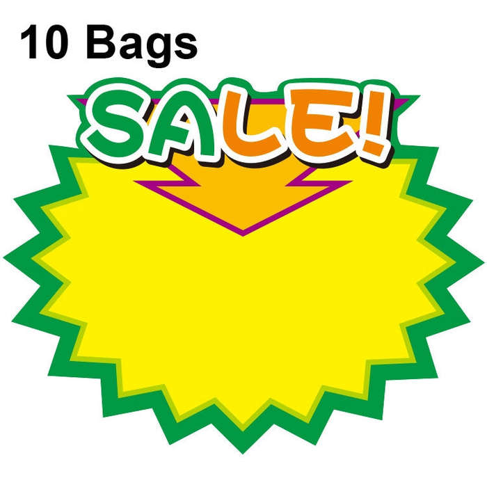 10 bags 21x15cm Explosion Sticker Product Price Tag Supermarket Price Label, WM201, WM202, WM203,...
