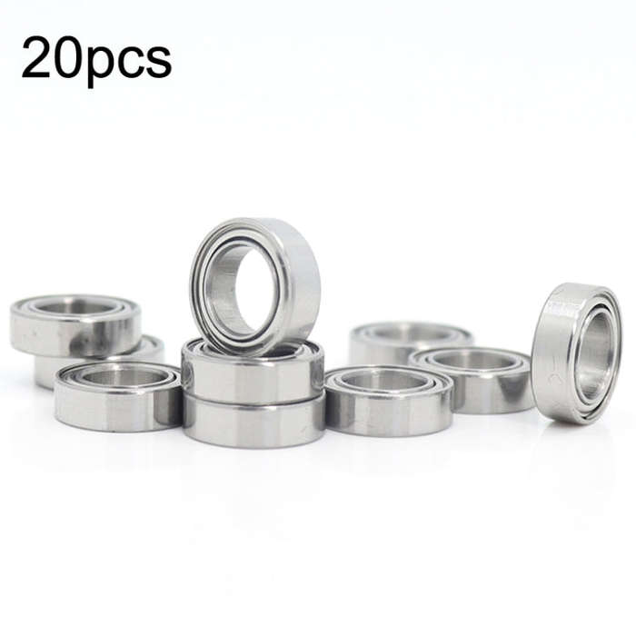 MR106ZZ 20pcs 6x10x3mm Miniature Deep Groove Ball Bearing, Style:, MR106ZZ Low Speed, MR106ZZ Hig...