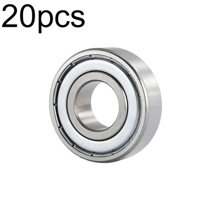 20pcs 12x32x10mm High-speed Silent Deep Groove Ball Miniature Bearings, 6201zz
