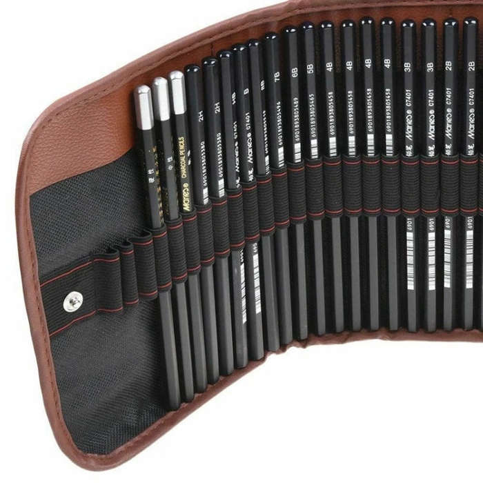 YGSM-30 Sketch Pencil Set Art Sketch Pencil Drawing Tools, Spec:, 21pcs/set, 29pcs/set, 30pcs/set