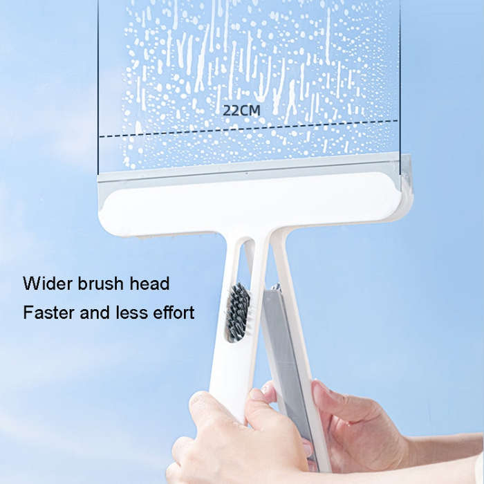 4 In 1 Glass Cleaning Water Wiper Mirror Scraper, 4 In 1
