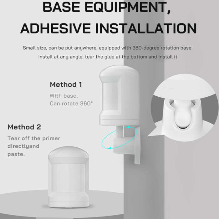 Tuya Smart App ZigBee Human Wireless Motion Infrared Sensor Detector, Tuya ZigBee