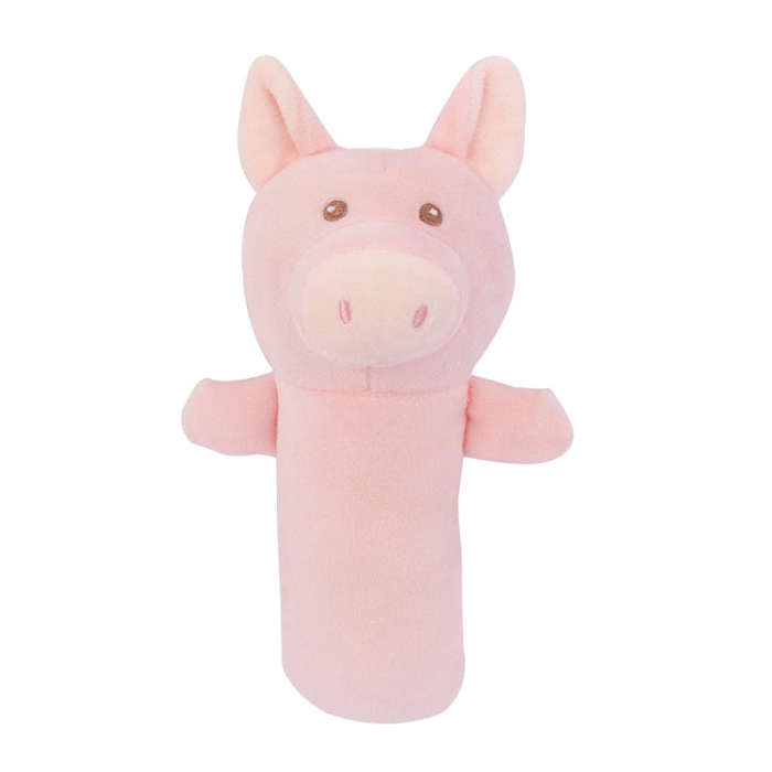 Baby Hand Rattles Toys Hand Grip Stick Newborn Soothing Toys,Style:, Giraffe, Pink Rabbit, Little...