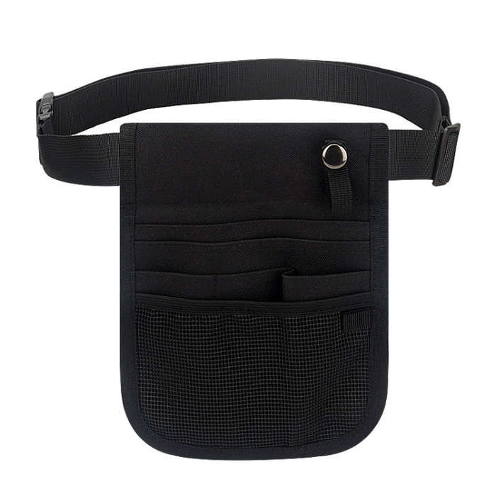 Nurse Bag Multifunctional Portable Tool Storage Waist Bag, Black, Grey, Purple, Rose Red, Pink, L...