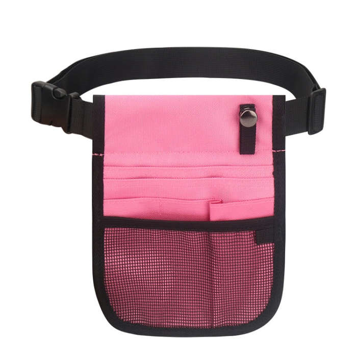 Nurse Bag Multifunctional Portable Tool Storage Waist Bag, Black, Grey, Purple, Rose Red, Pink, L...