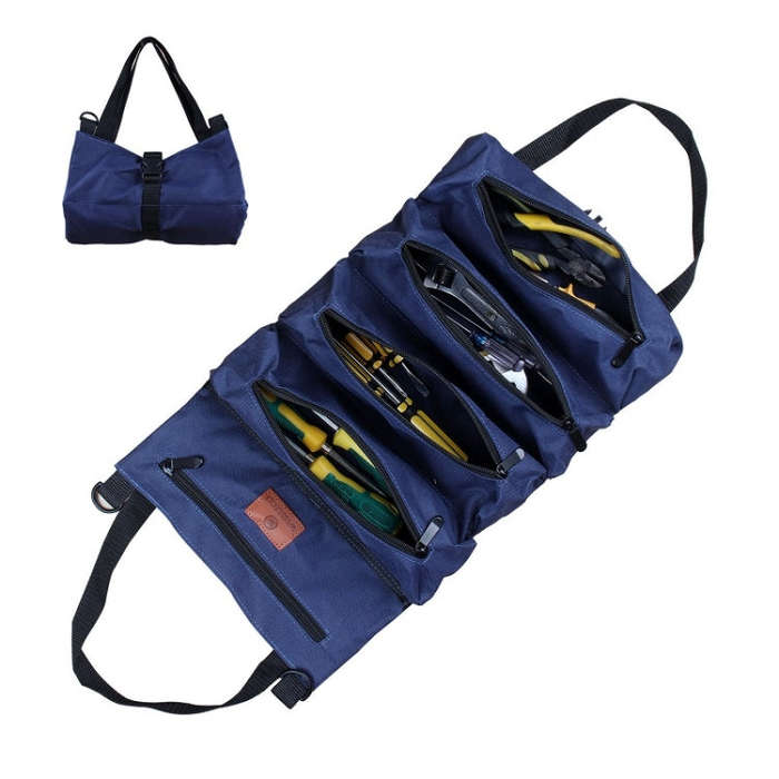 WESSLECO Oxford Cloth Electrical Hardware Hanging Tool Storage Bag, CP Camouflage, Jungle Camoufl...