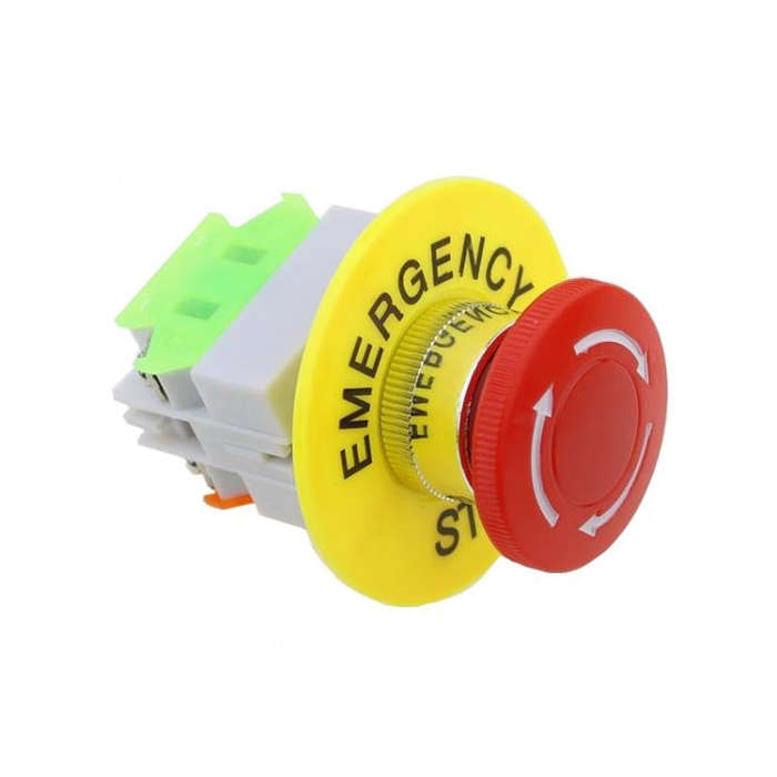 2pcs LAY37-11ZS Elevator Emergency Stop Mushroom Head Button, LAY37-11ZS
