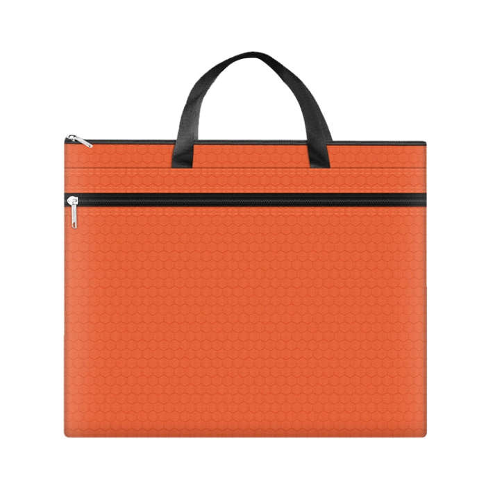 A3-8133 Large-capacity Handheld Zipper File Bag Oxford Cloth Waterproof Art Storage Bag