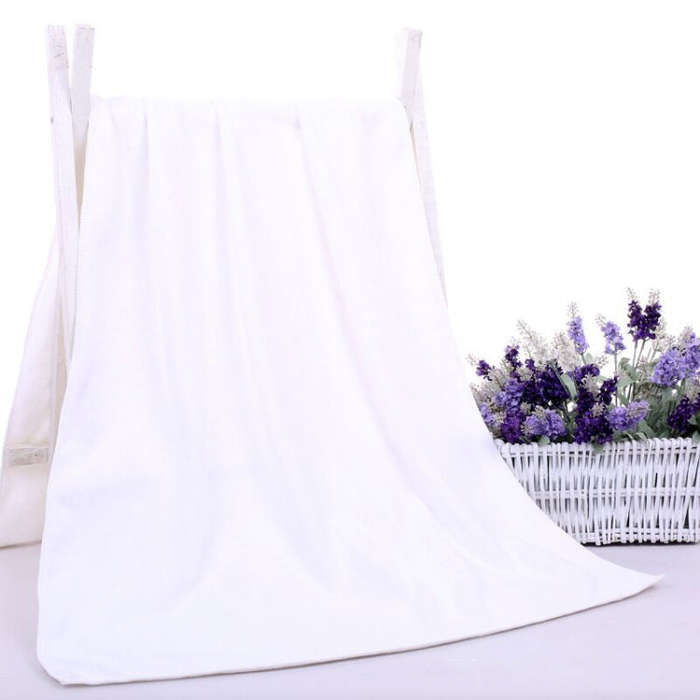 Nano Thickened Large Bath Towel Hairdresser Beauty Salon Adult With Soft Absorbent Towel, 25x25cm...