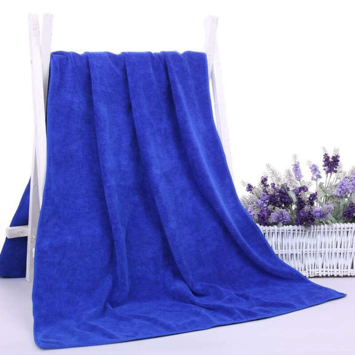 Nano Thickened Large Bath Towel Hairdresser Beauty Salon Adult With Soft Absorbent Towel, 25x25cm...