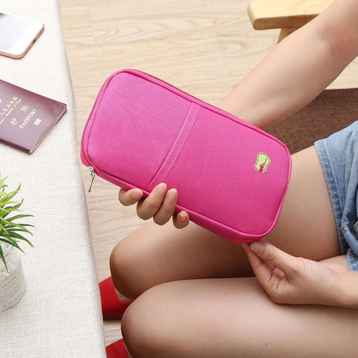 Travel Storage Passport Document Bag Multifunctional Ticket Holder Card Holder