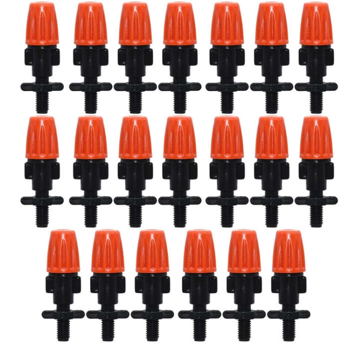 20pcs TF-118 Gardening Irrigation Drip Irrigation System Set Accessories, 6mm Single Hook Connect...