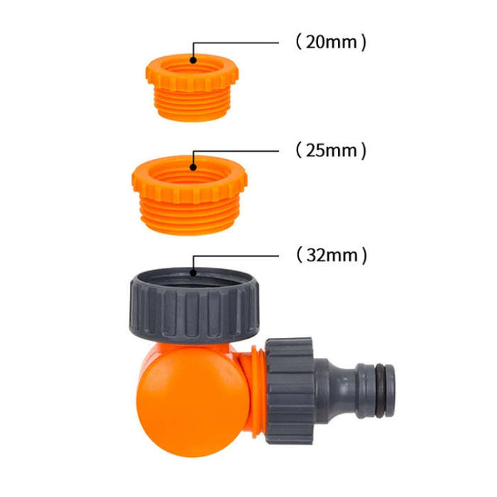 Washing Machine Faucet Connector 180 Degree Swivel Adapter, Adapter, Adapter+4 Points Water Conne...