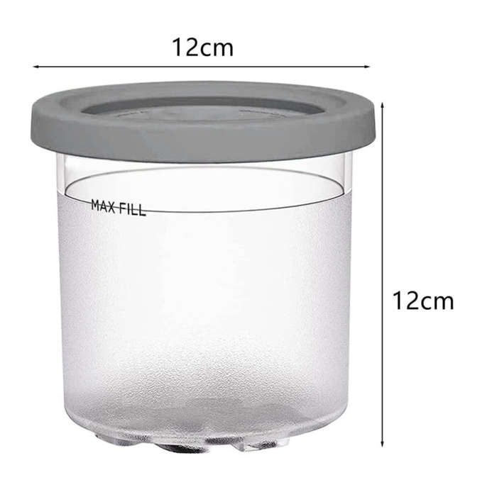 For Ninja NC299AMZ NC300 Ice Cream Storage Containers with Lids, 2 Cups, 4 Cups, 2 Cups+Spoon, 4 ...