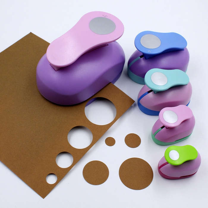 Round Embosser Kids Hand Tools, Color Random Delivery, 8803 8mm, 8805 16mm, 8810 25mm, 8815 38mm,...