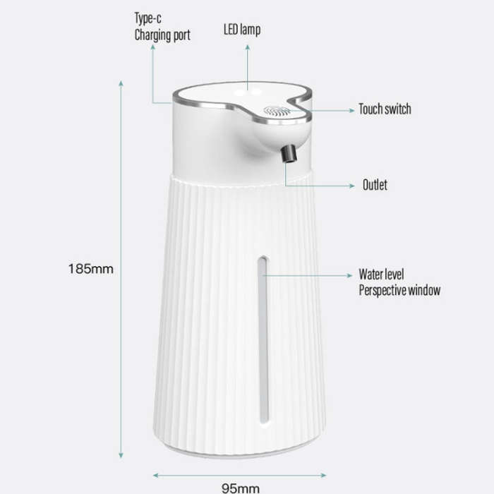 Wall-mounted Intelligent Automatic Sensor Hand Sanitizer Soap Dispenser, Bubble Model, Drop Model