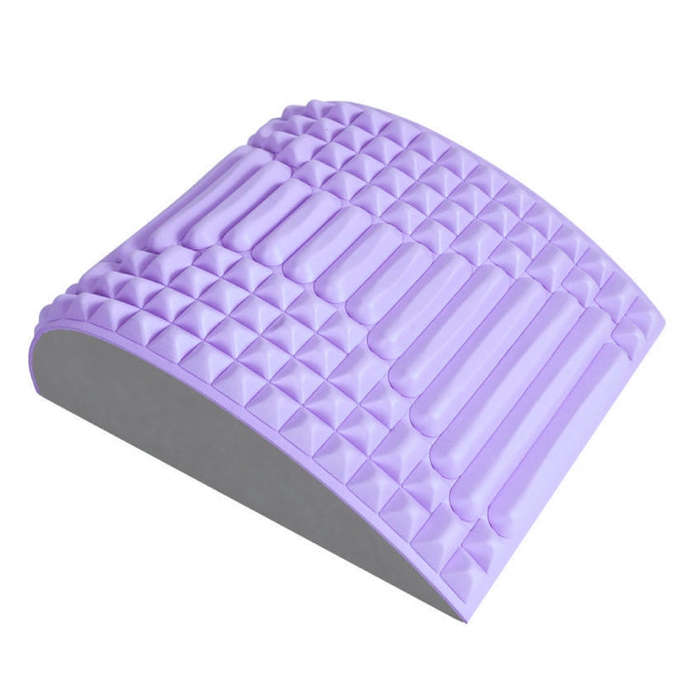 Lumbar Relaxing Massager Spinal Corrective Stretch Exercise Aid, Color Matching (Pink), Color Mat...