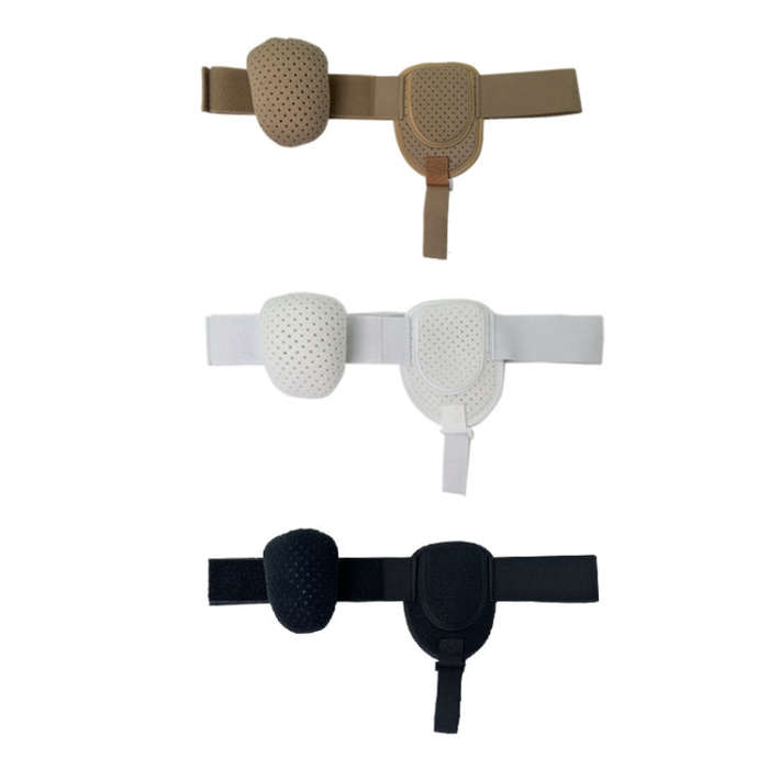 Adult Hernia Belt Groin Protection Belt, White, Black, Skin Color