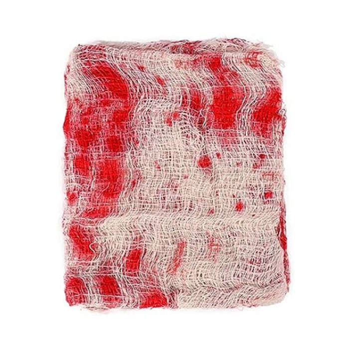 76 x 183cm Halloween Gauze Roving Polyester Cotton Haunted House DIY Decorative Gauze, Black Gauz...