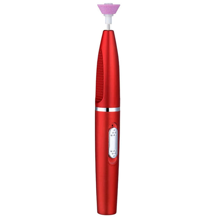 Electrical Nail Polisher Multifunctional Nail Polish Remover Pen Nail Sharpener, Red, Rose Gold, ...